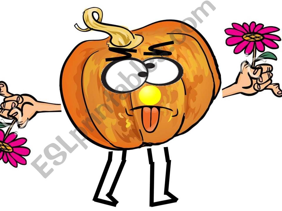  Mr Pumkin face! body parts powerpoint