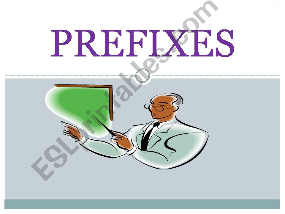 PREFIXES powerpoint