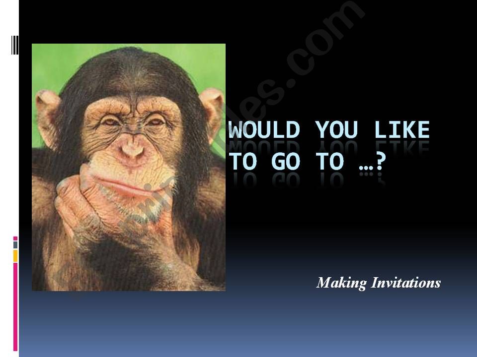 Would you like to go...? powerpoint