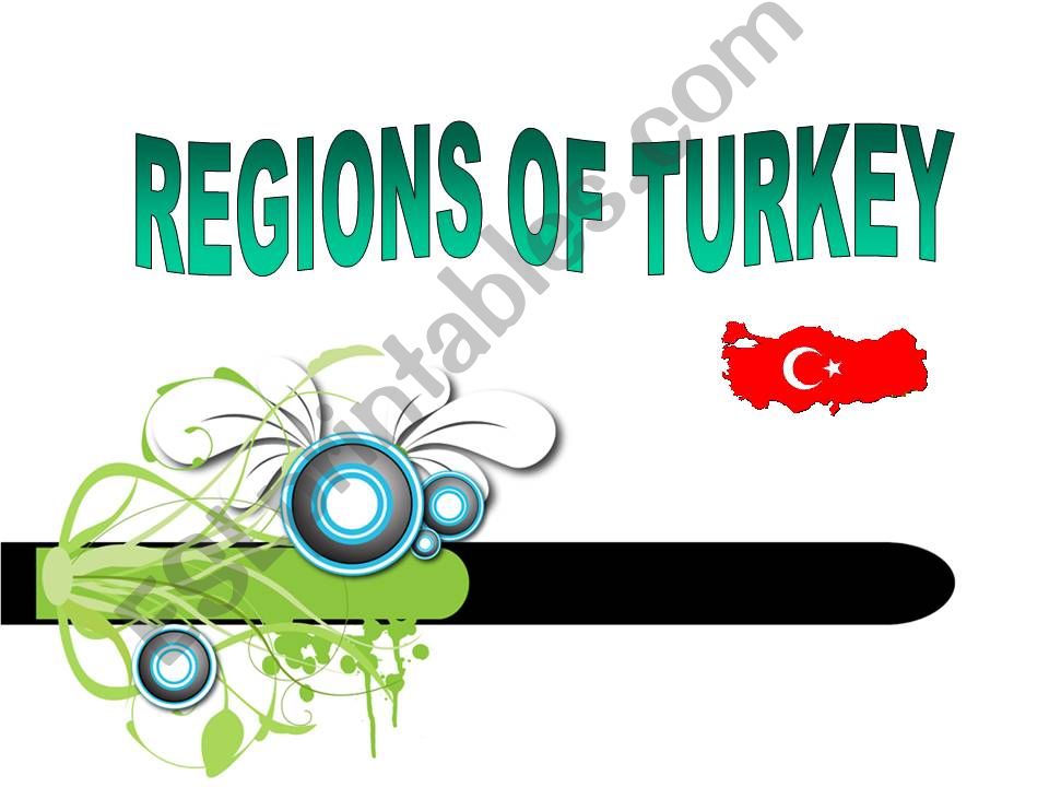 regions of Turkey powerpoint
