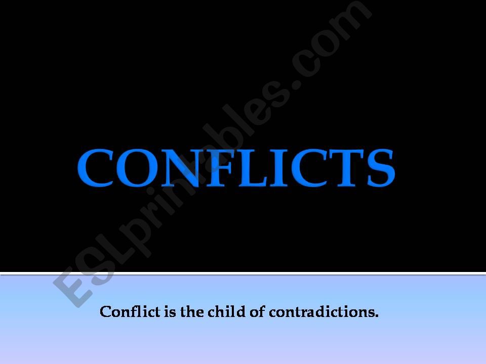 Conflicts powerpoint