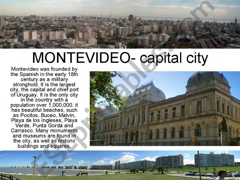 Montevideo- Capital city of Uruguay