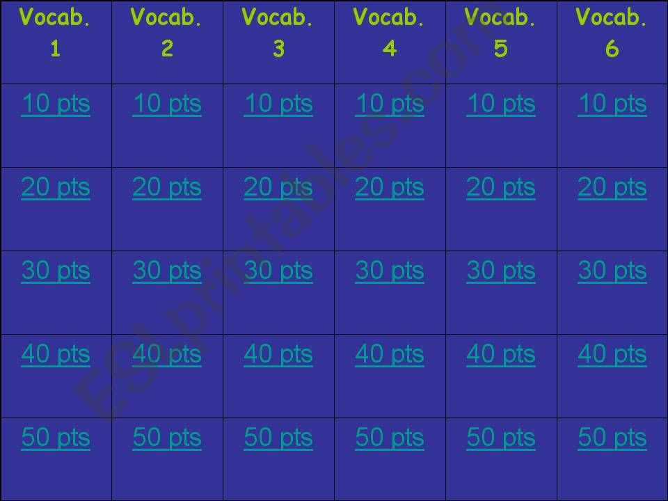 jeopardy powerpoint