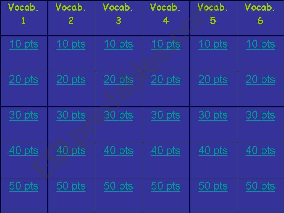 jeopardy powerpoint