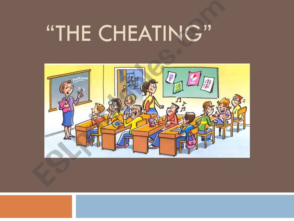 THE CHEATING powerpoint