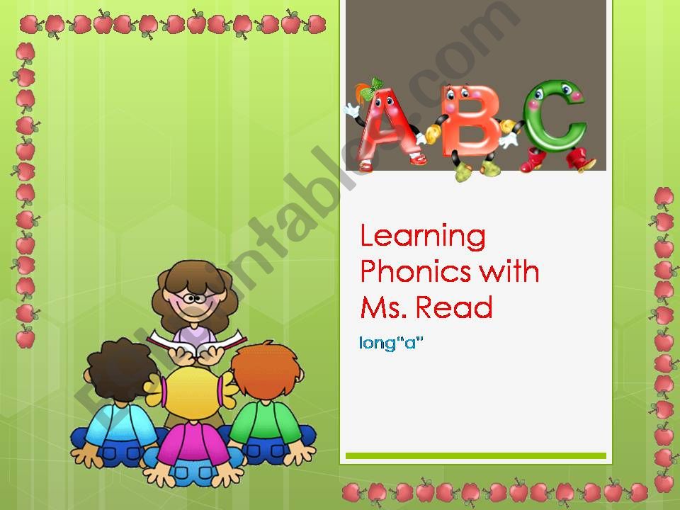 Learning Phonics with Ms Read - 2