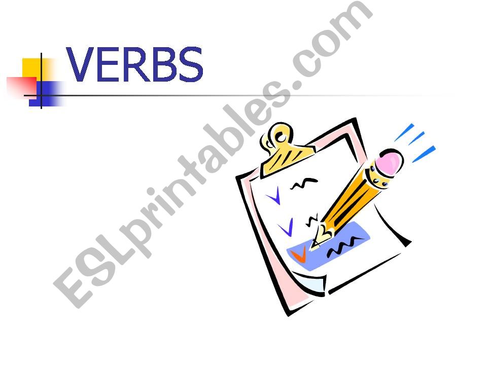Simple Present Verbs powerpoint