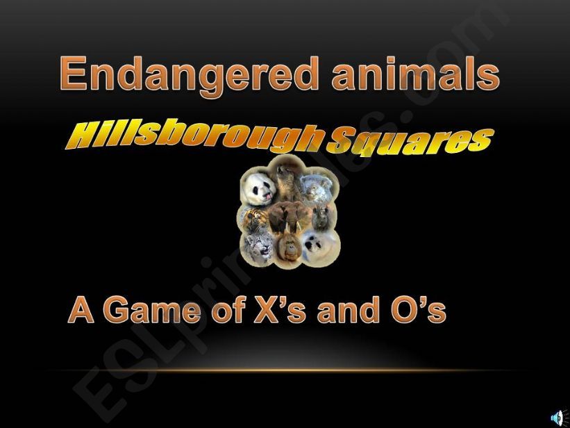 endangered animals -game powerpoint