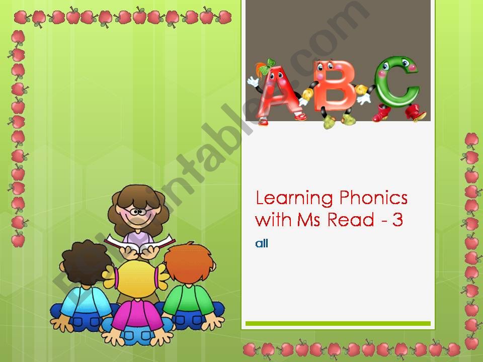 Learning Phonics with Ms Read - 3