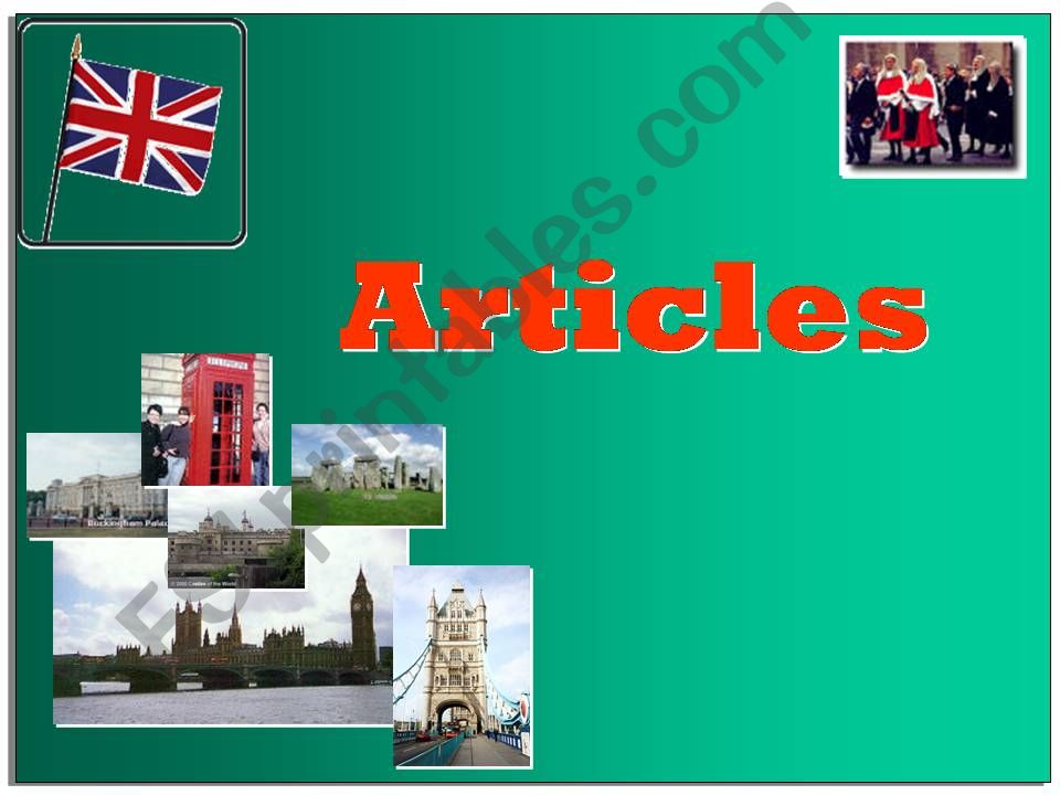 Articles powerpoint