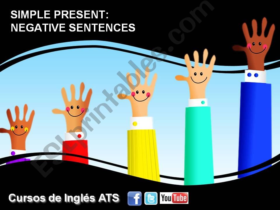 SIMPLE PRESENT - NEGATIVE SENTENCES