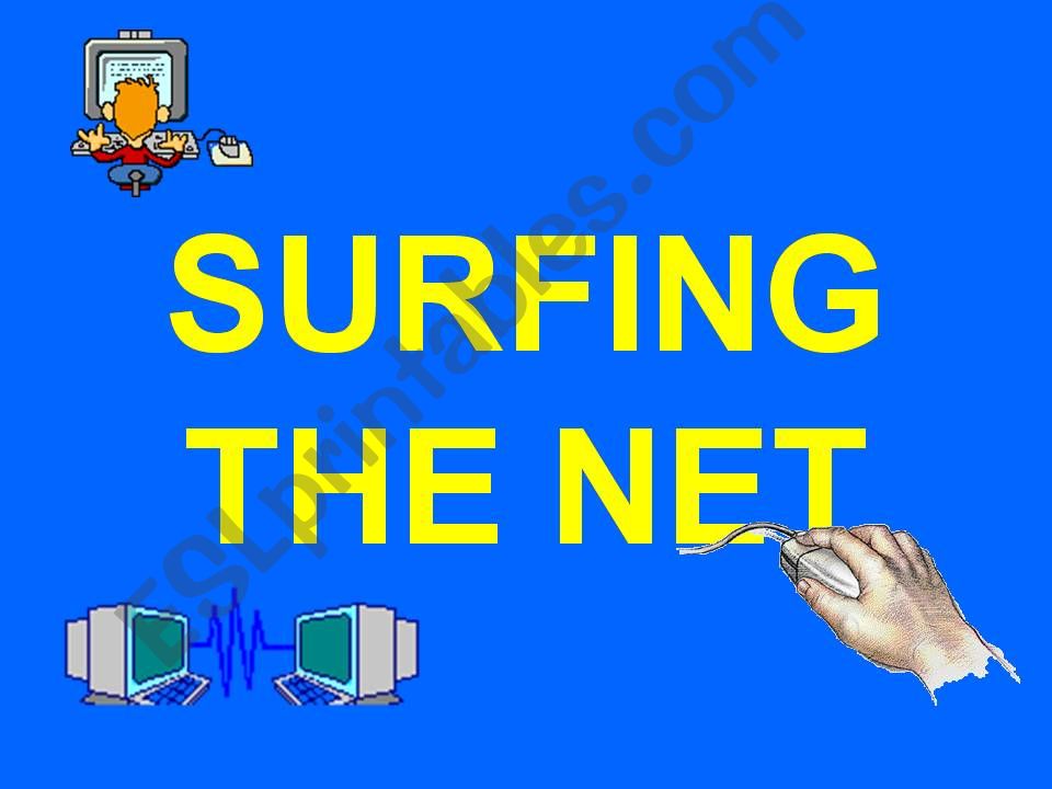 SURFING THE NET powerpoint