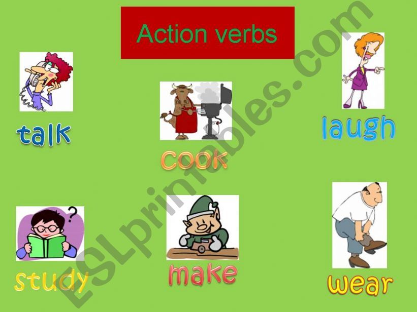 action verbs 1 powerpoint