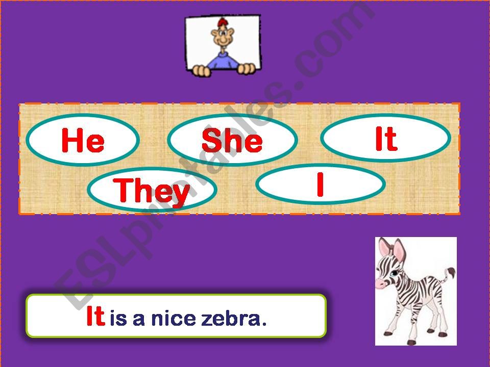 Game Personal pronouns (animals and people)