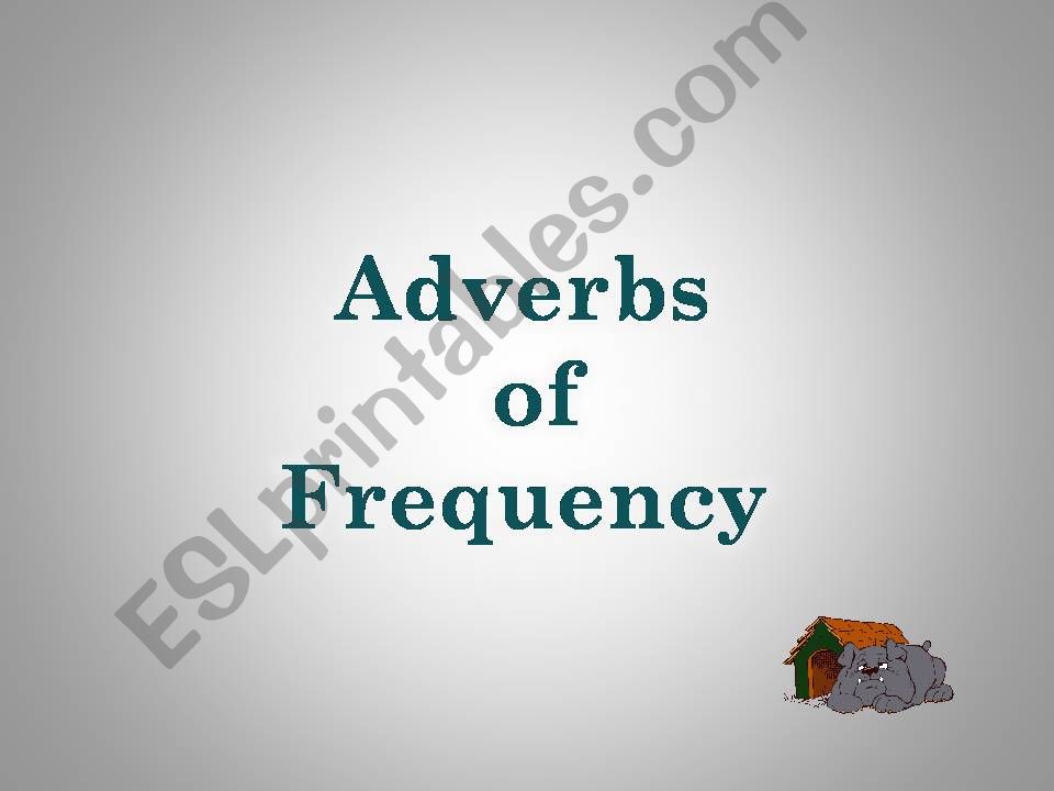 adverbs of frequency powerpoint