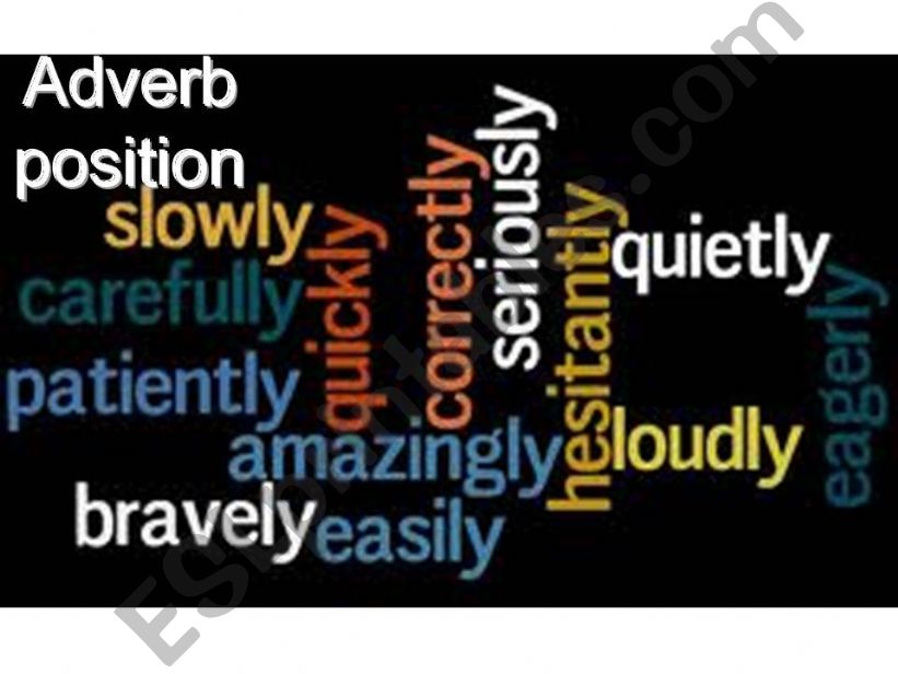 Adverb position powerpoint