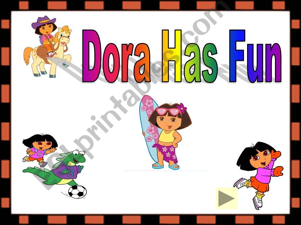 Exploring English w/Dora: Pt. 9 Hobbies