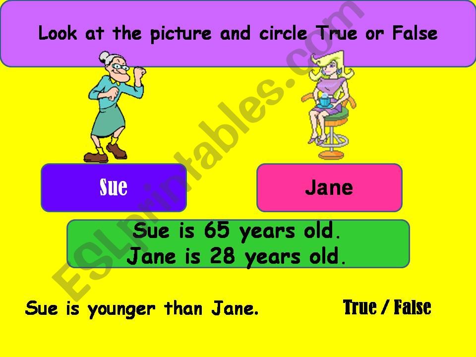 Comparatives powerpoint