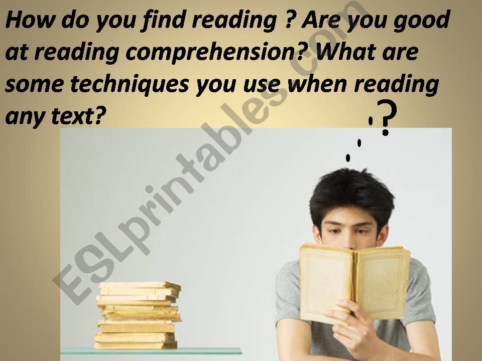 Reading Techniques powerpoint
