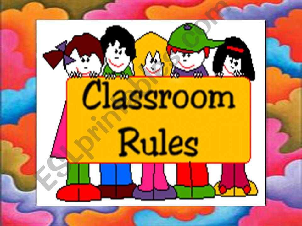 Classroom rules powerpoint