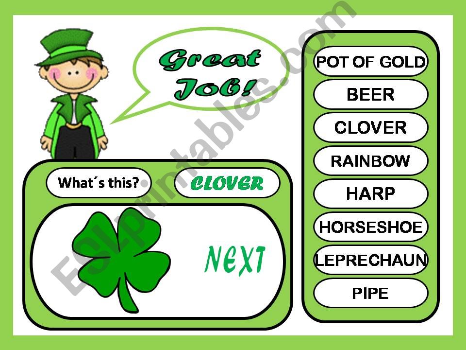 st patrick´s day game powerpoint
