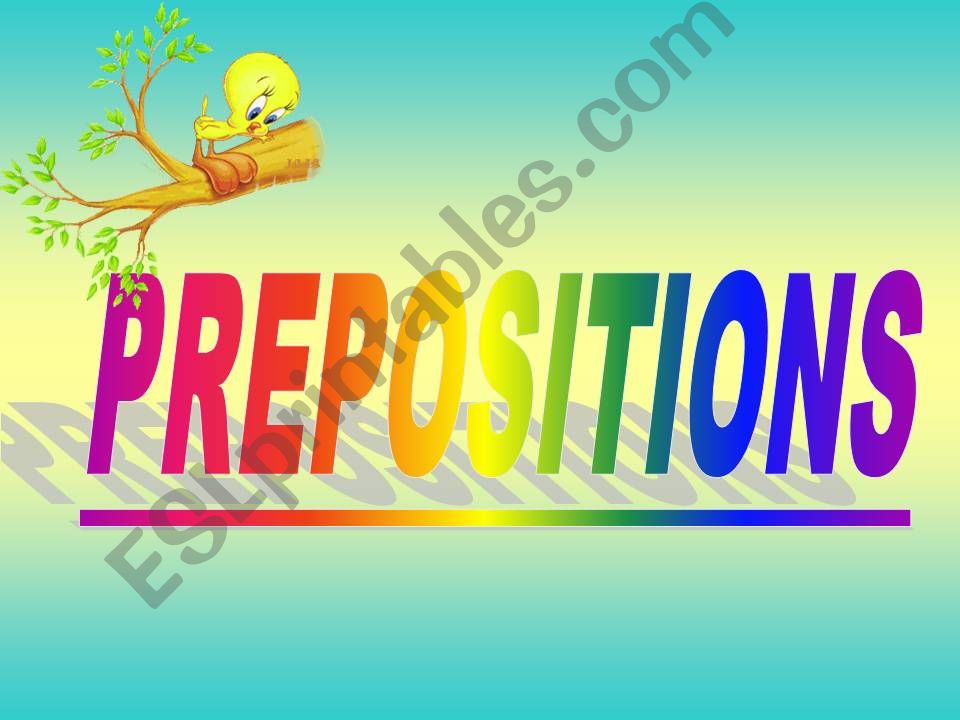 Prepositions powerpoint