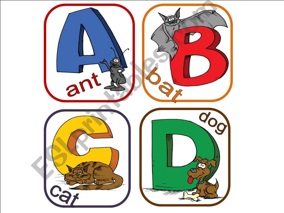 Alphabet Flash Card powerpoint