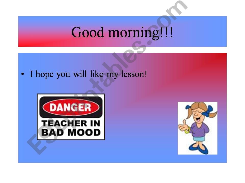 IF CLAUSES 1ST PART powerpoint