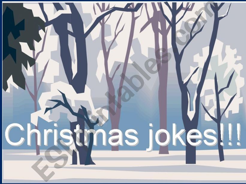 Christmas jokes! powerpoint
