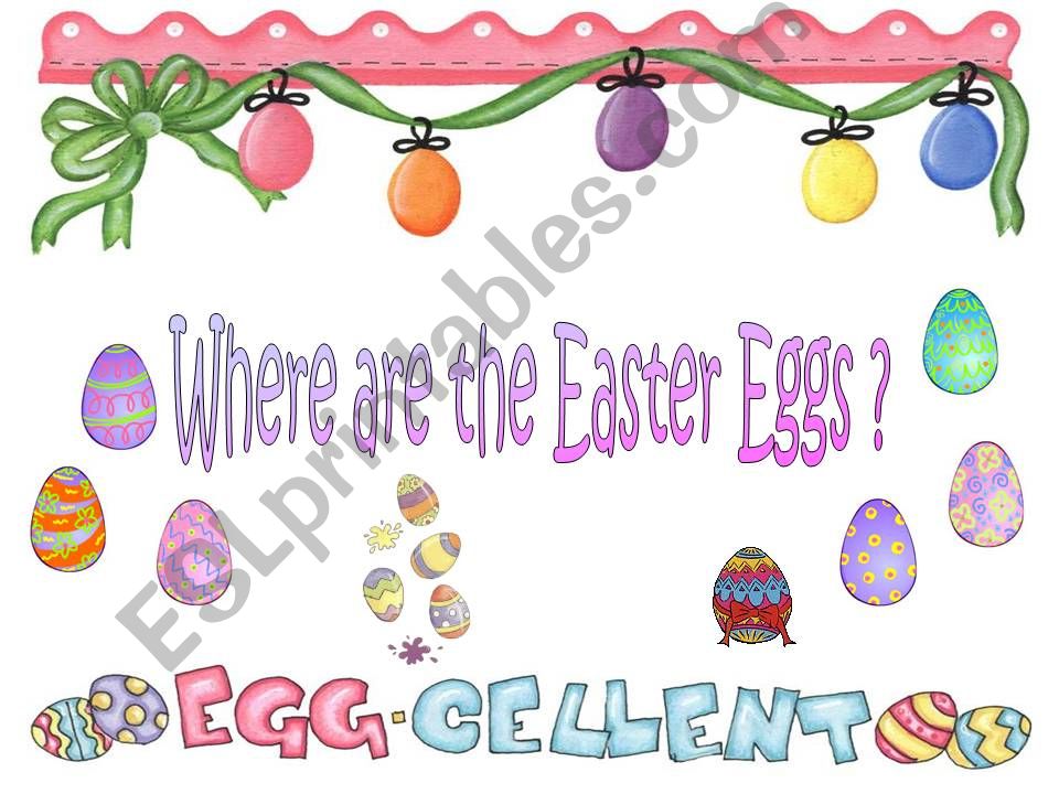 Where are the Easter Eggs? powerpoint