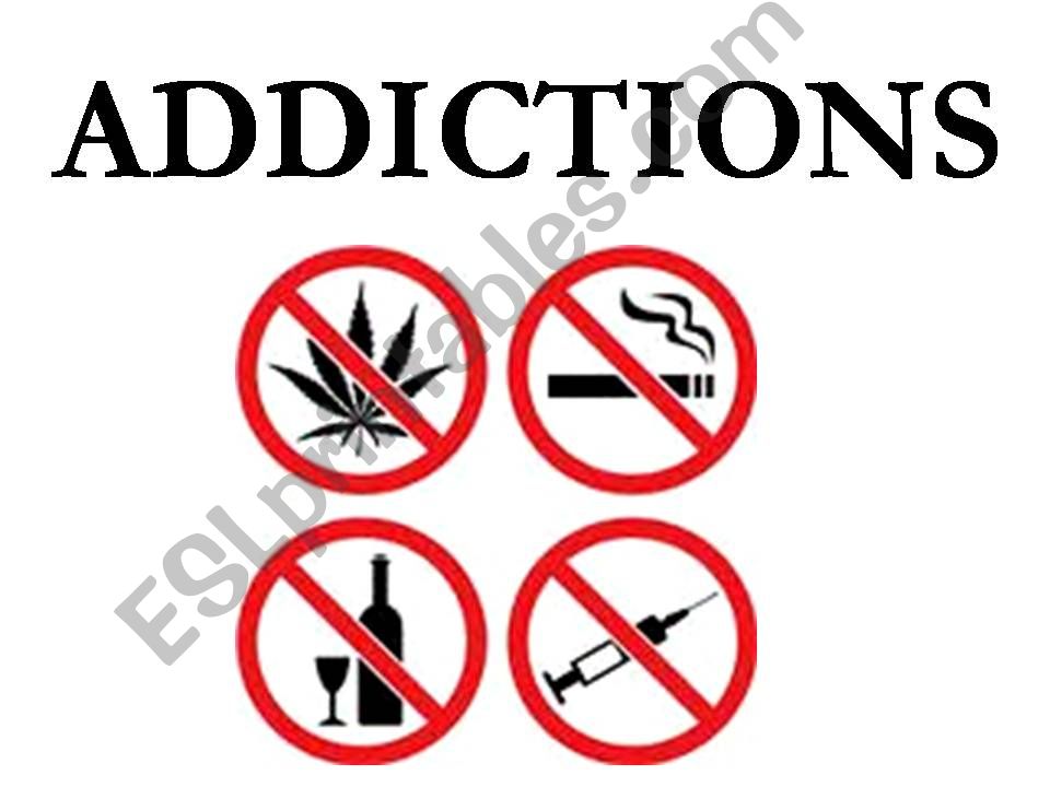 Addictions powerpoint