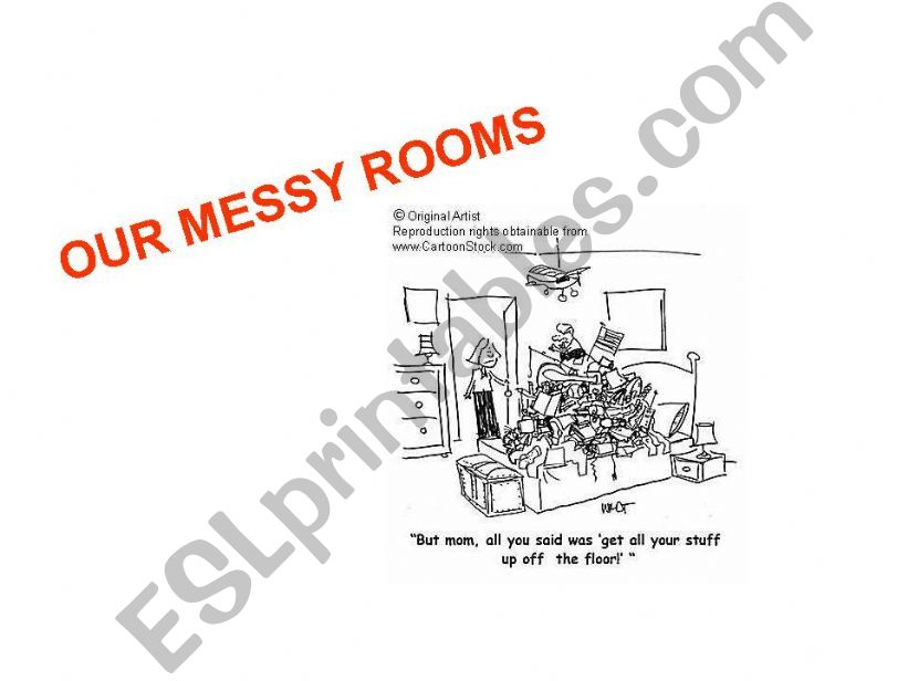 Our Messy Room powerpoint