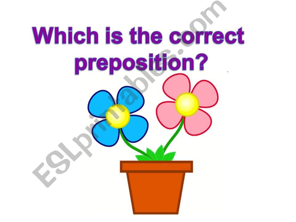 Prepositions powerpoint