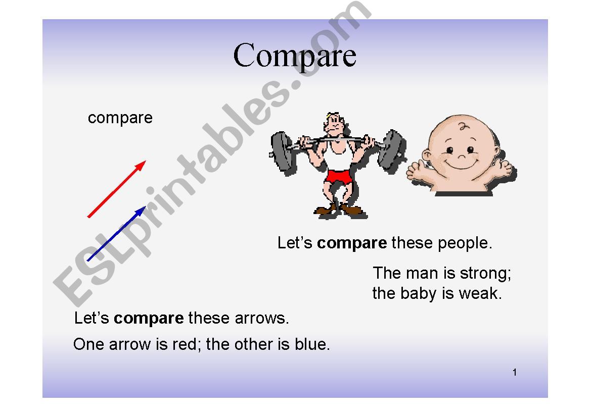 Comparisons powerpoint