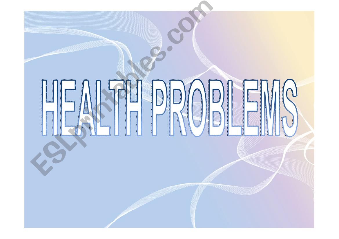 health problems powerpoint