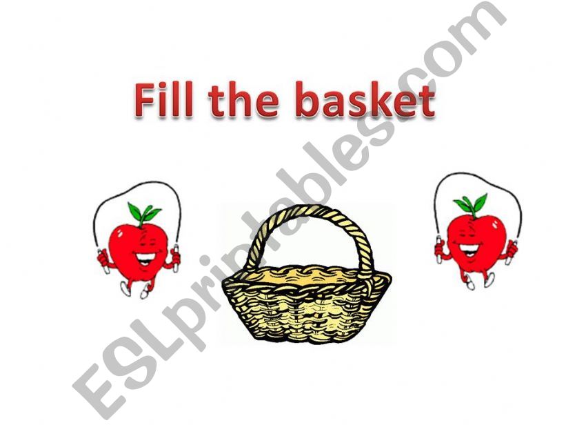 Fill the basket powerpoint