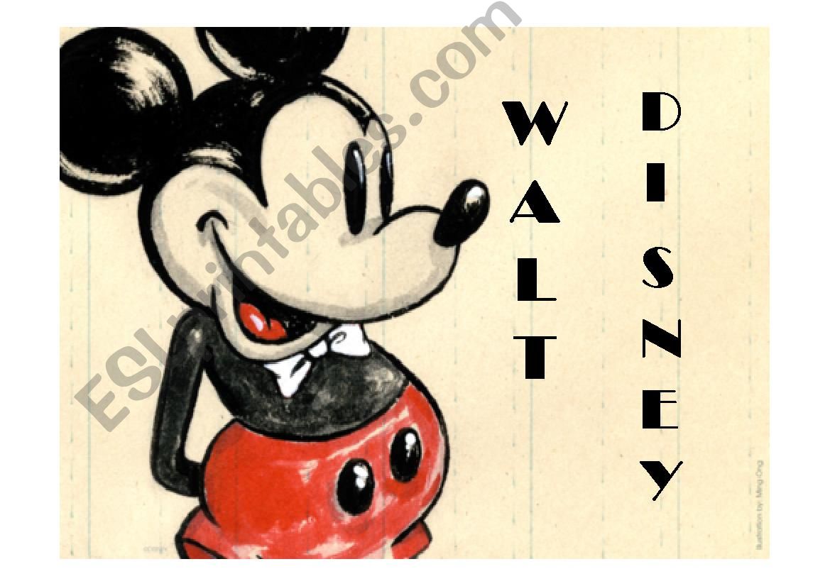 .WALT DISNEY-FIRST PART powerpoint