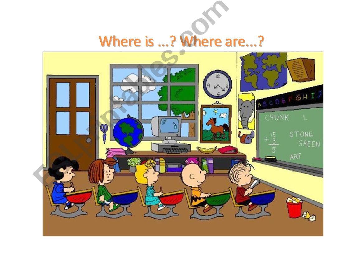 Where is? Where are? powerpoint