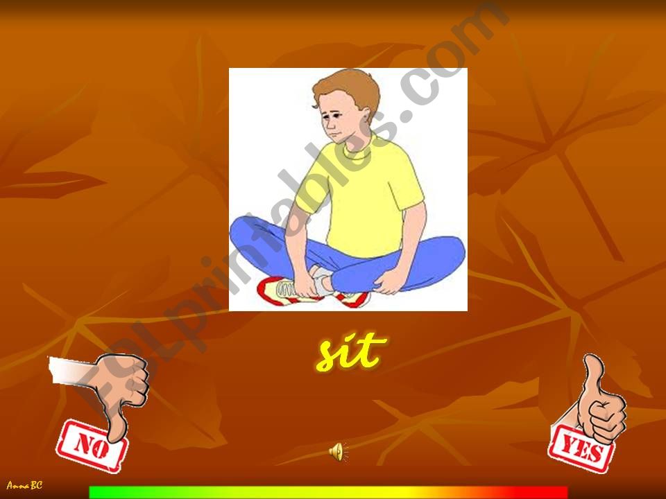 GAME - 42 basic verbs with pictures and sounds - part 3/5