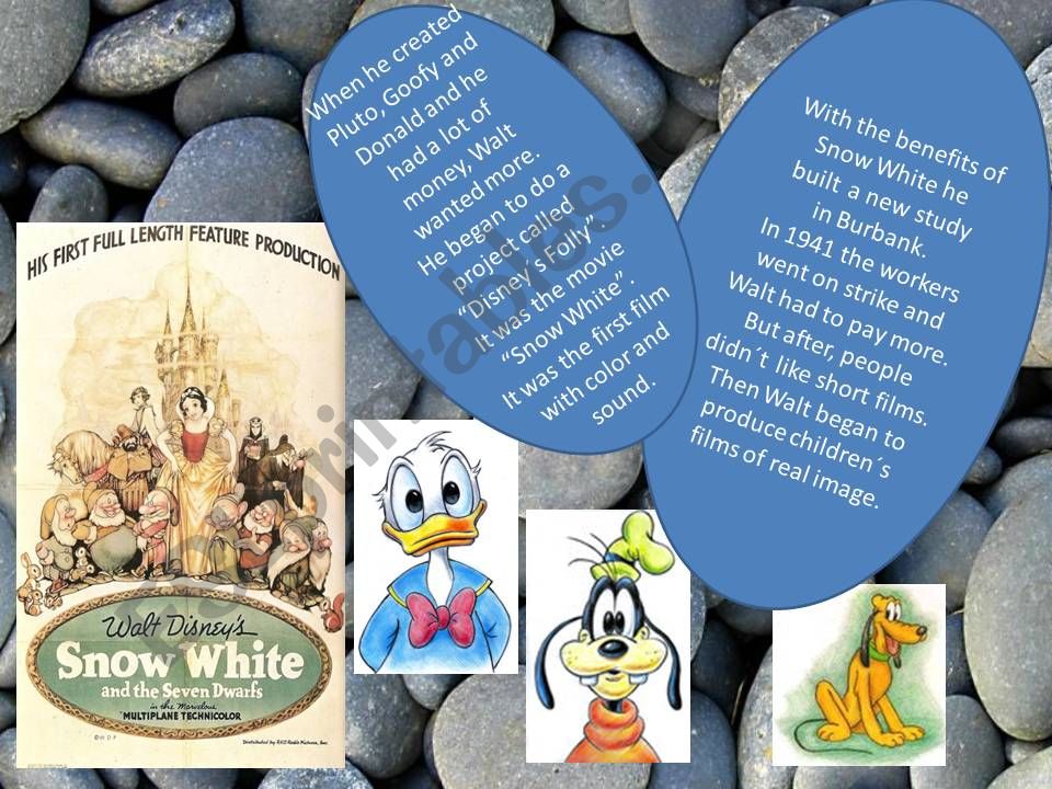 WALT DISNEY -FOURTH PART powerpoint