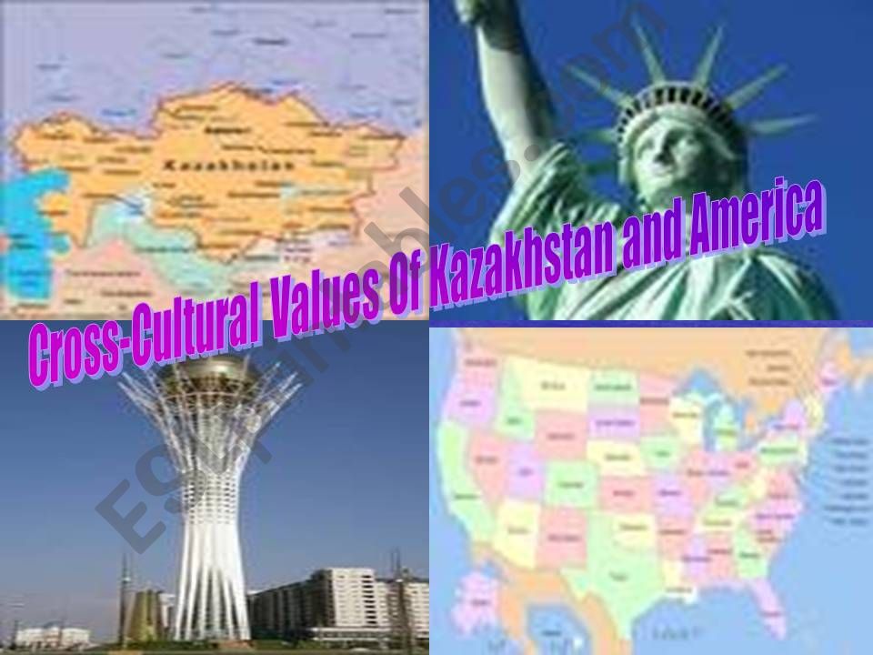 Cross-cultural values of Kazakhsatn and America