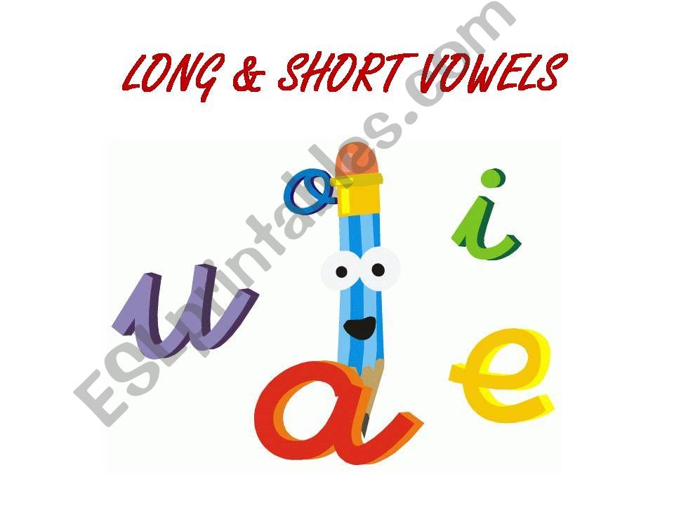 Long & Short Vowel Sounds powerpoint
