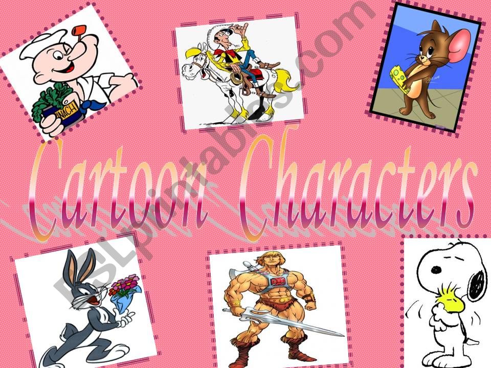 Cartoon Characters powerpoint