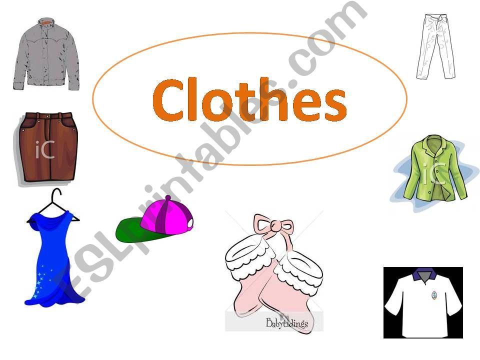 clothes vocabulary powerpoint