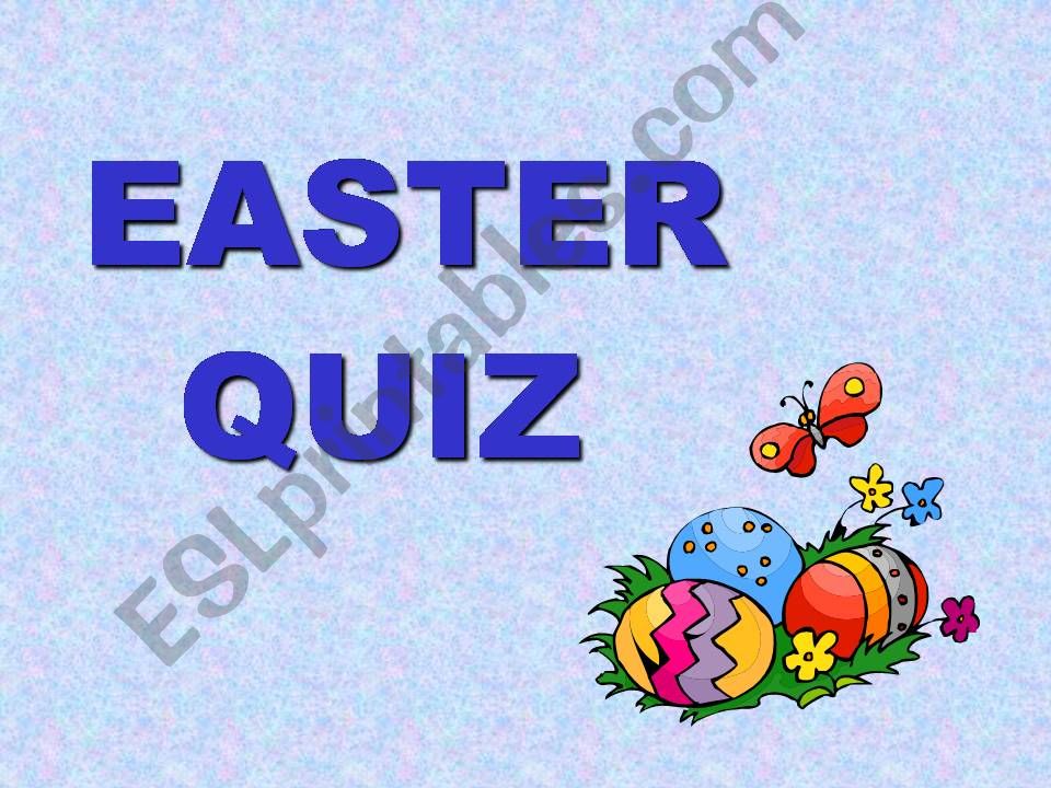 Easter Quiz powerpoint