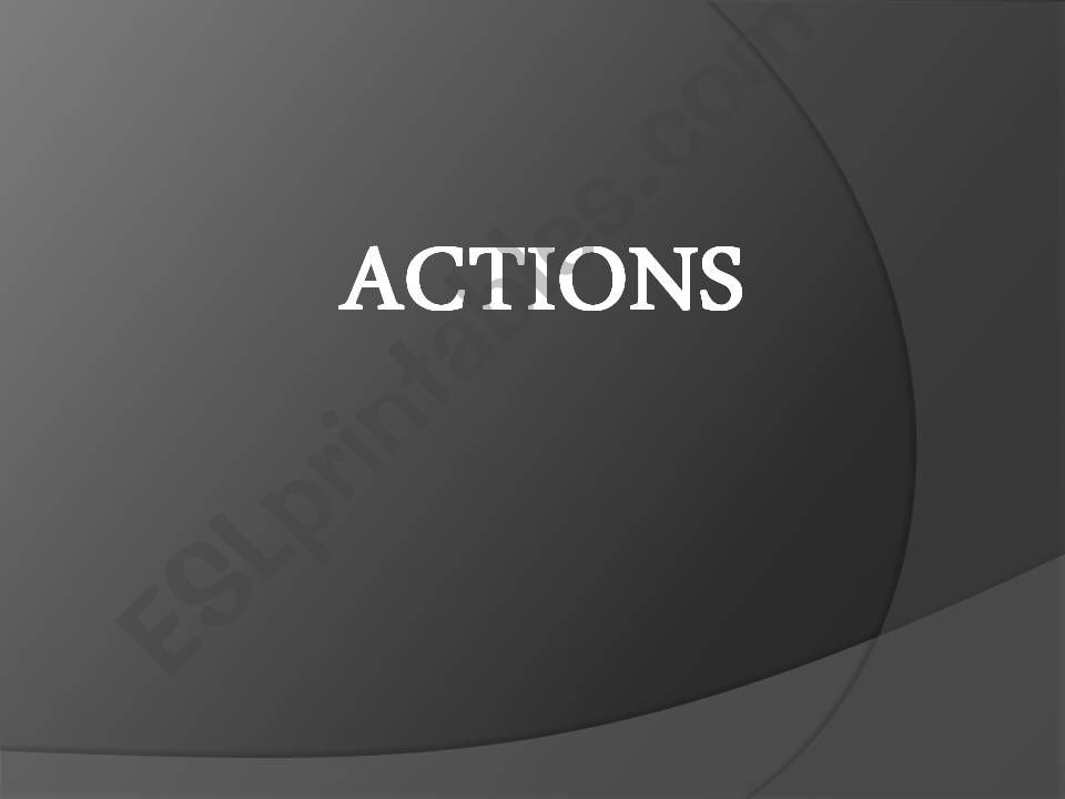 actions & routines powerpoint