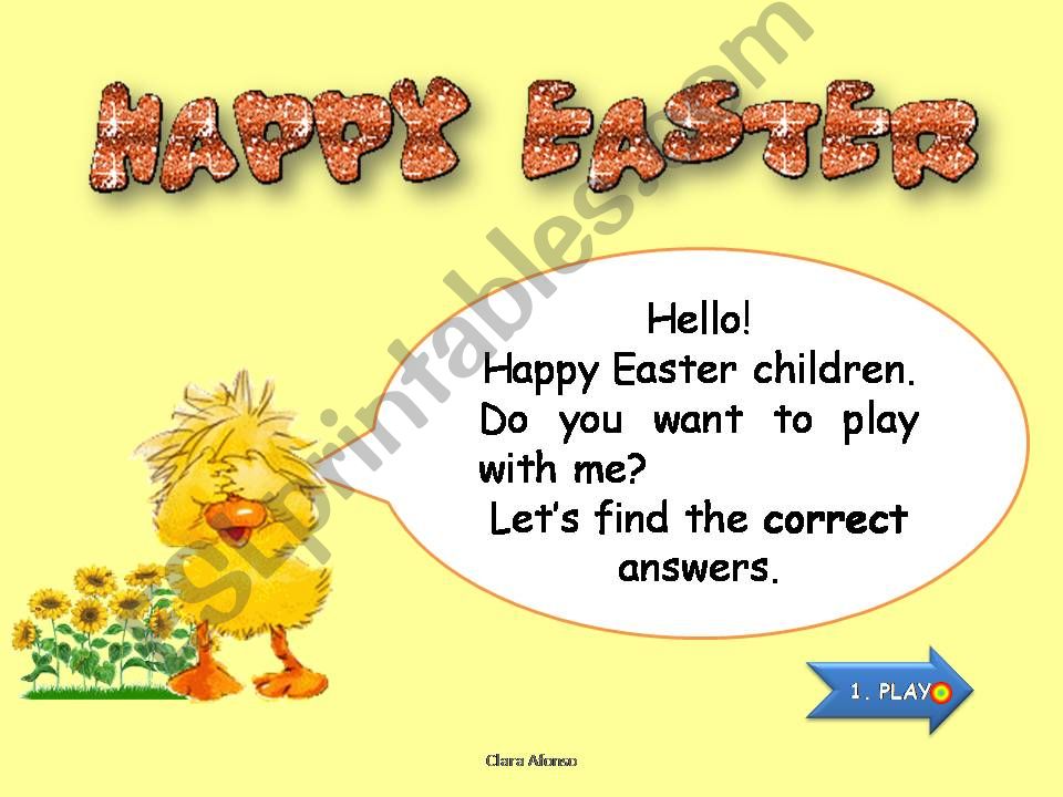 Easter game powerpoint