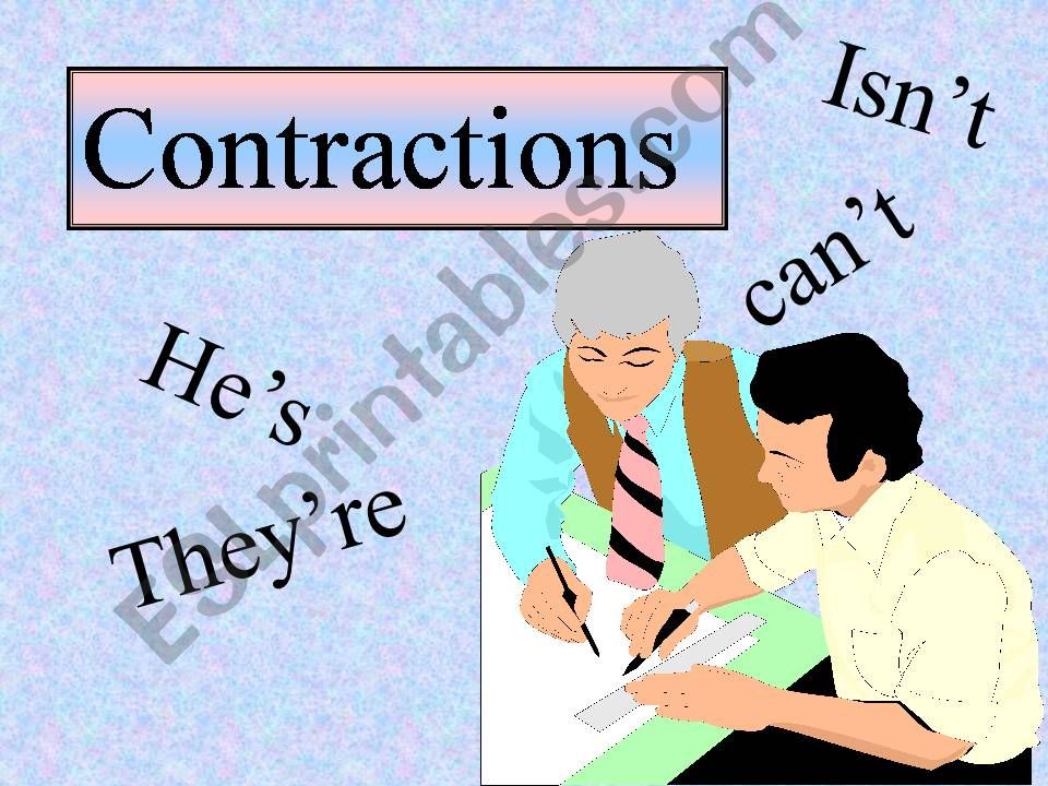 contractions powerpoint