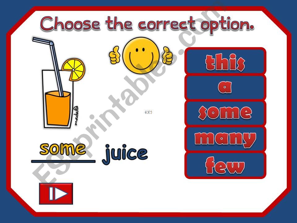 Countable and uncountable nouns (3)