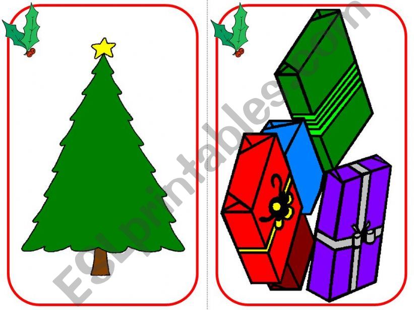 FLASHCARDS - Christmas Vocabulary!